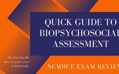 Quick Guide to Biopsychosocial Assessment | NCMHCE & Addiction Counselor Exam Review