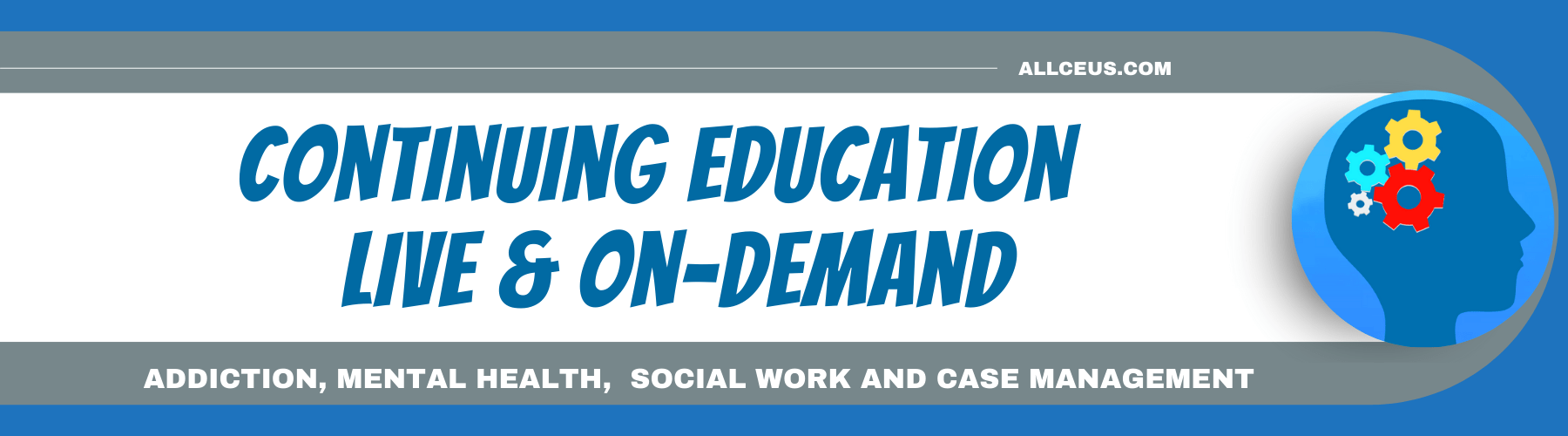 Unlimited Live & OnDemand CEUs for LCSW, LPC, LMHC, LMFT & Addiction ...