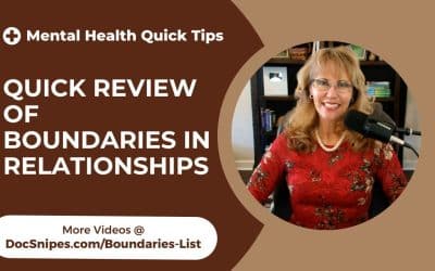 Quick Review of Boundaries in Relationships