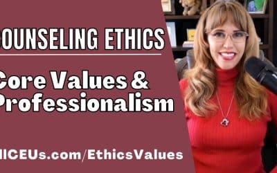 Deciphering the 2023 NBCC Ethics Code: Core Values & Professionalism